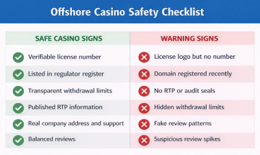 Offshore Casino Safety Checklist