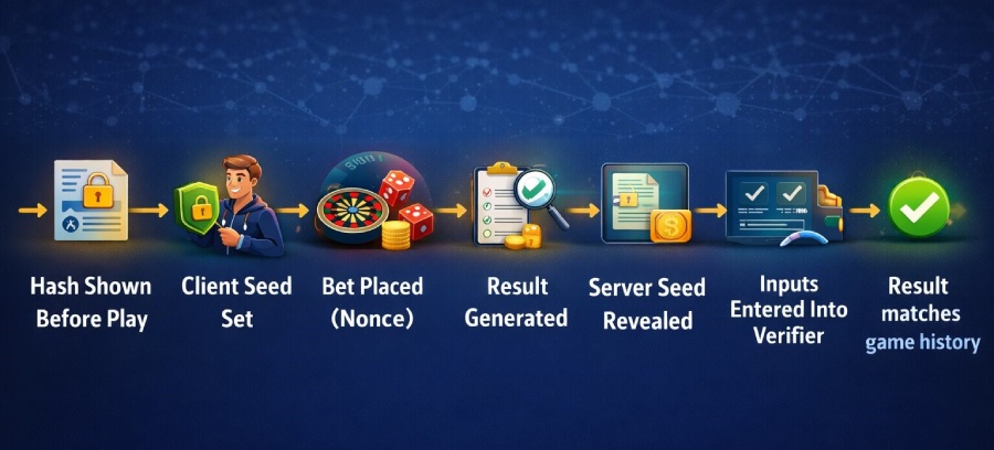 Verification process steps